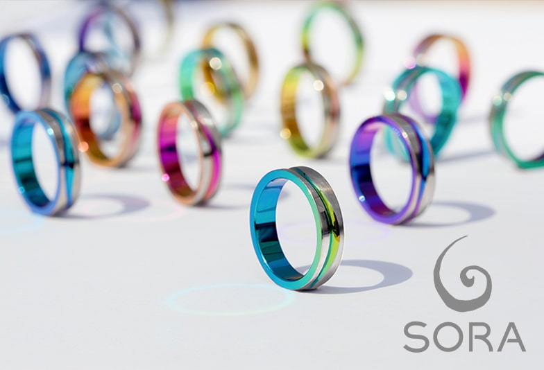 【金沢・野々市】カラフルな結婚指輪が大人気！！『SORA』の結婚指輪をご紹介。