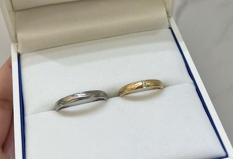 金属アレルギーが出にくい結婚指輪の素材プラチナゴールド