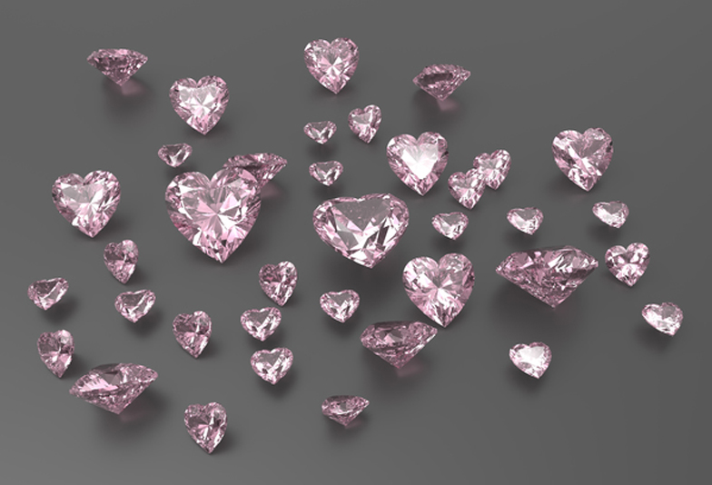 【荒尾市】華やかな輝きが特徴のピンクダイアモンド