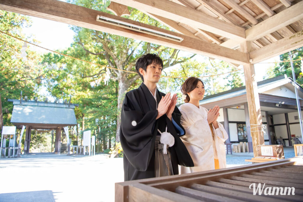 【静岡・浜松 前撮り】神社挙式＆前撮りプランも格安で